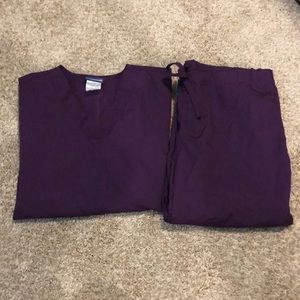 Cherokee Eggplant Scrub Set